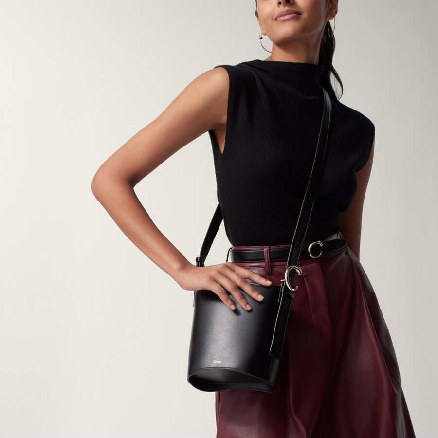 mini bucket bag panthère c