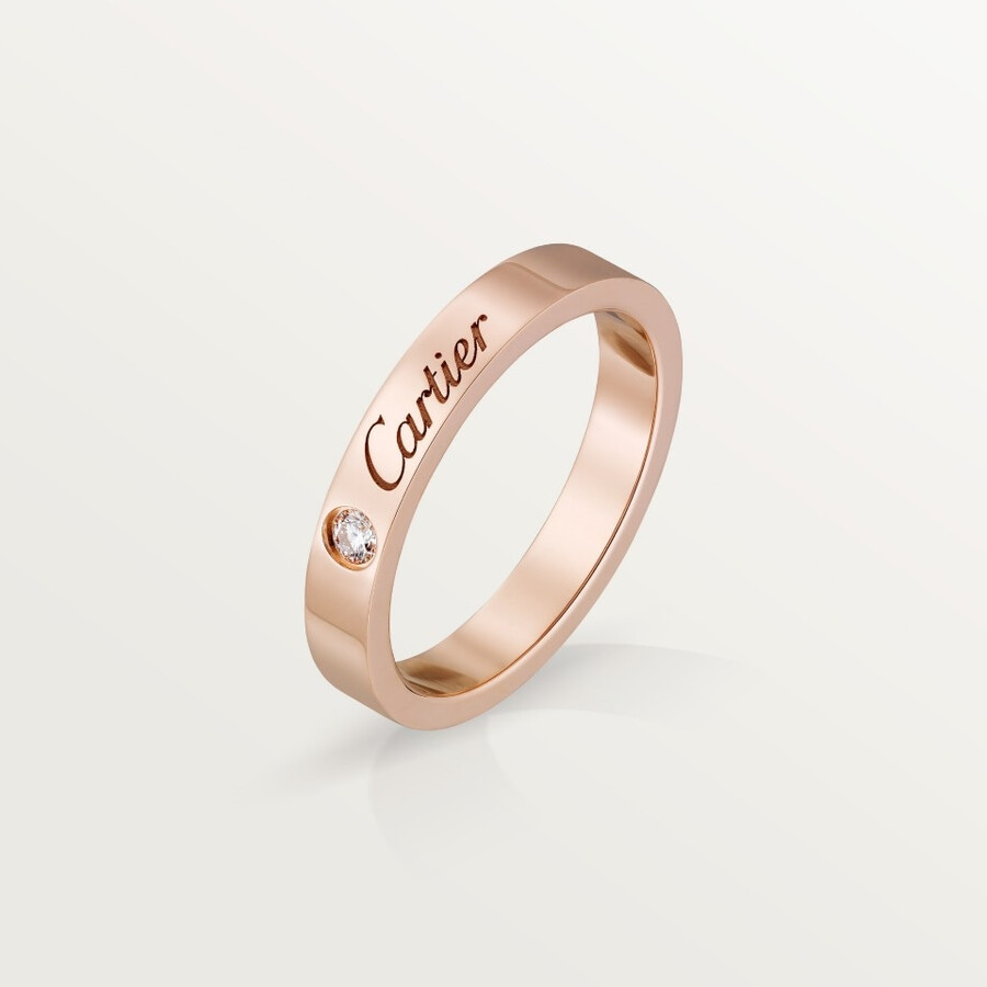 c de cartier wedding band 3 mm width 1 diamond
