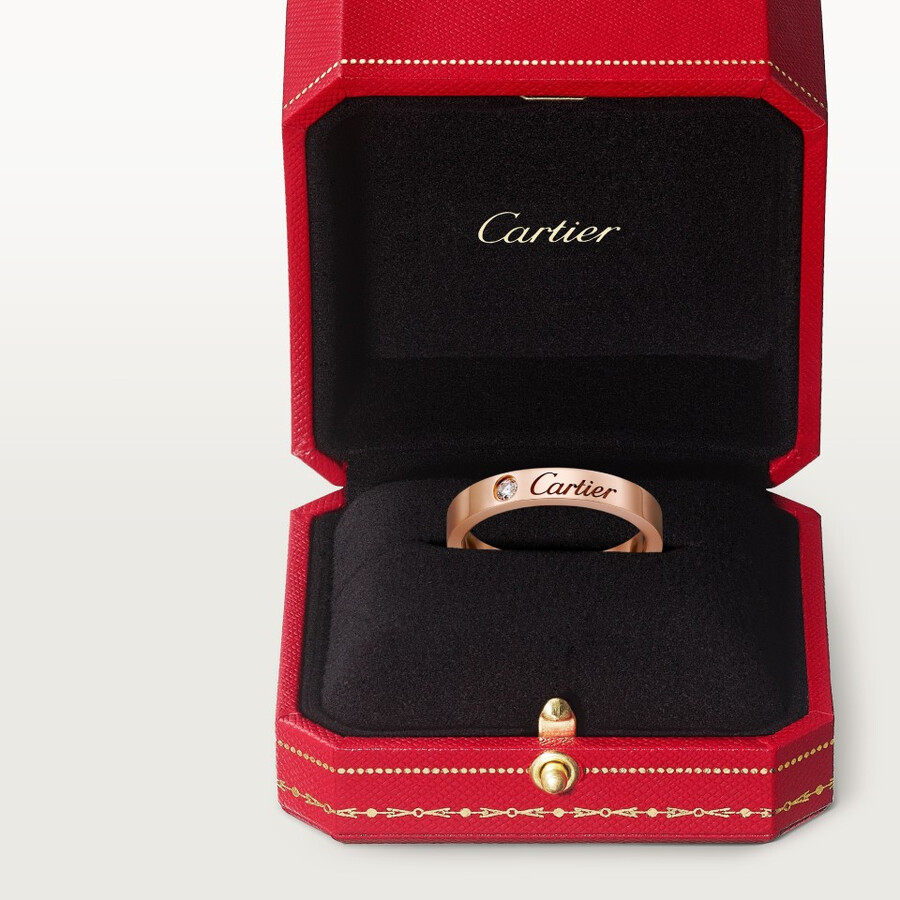 c de cartier wedding band 3 mm width 1 diamond