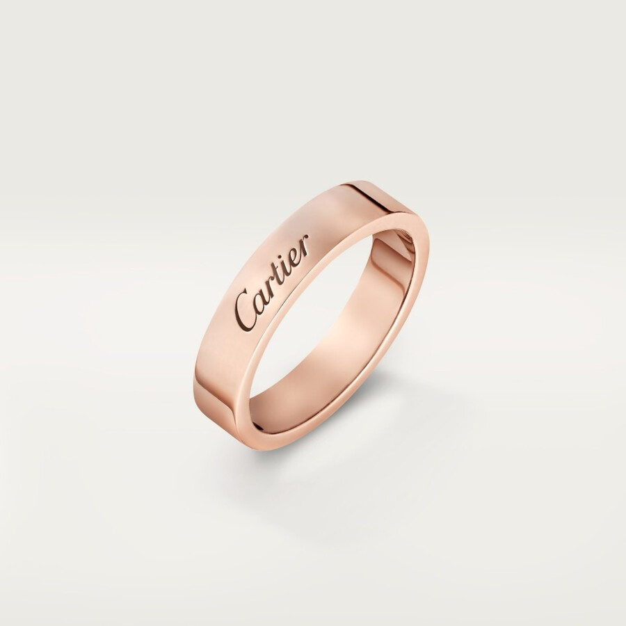 c de cartier wedding band 4 mm width