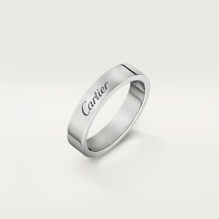 c de cartier wedding band 4 mm width