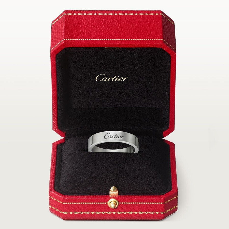 c de cartier wedding band 4 mm width