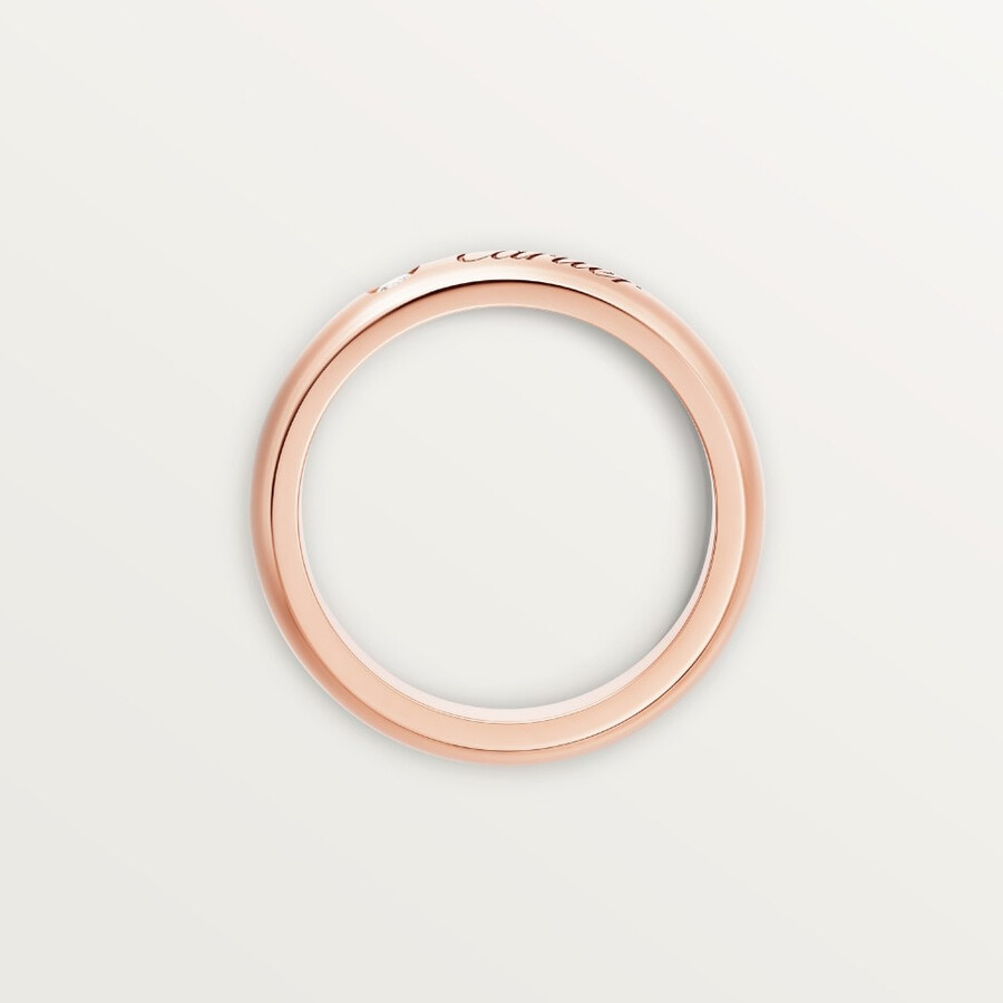 c de cartier wedding ring 4 mm width 1 diamond