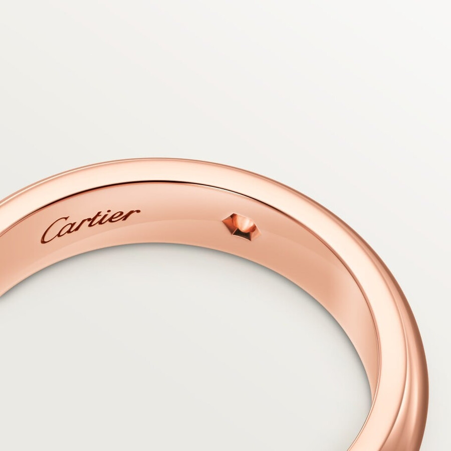 c de cartier wedding ring 4 mm width 1 diamond