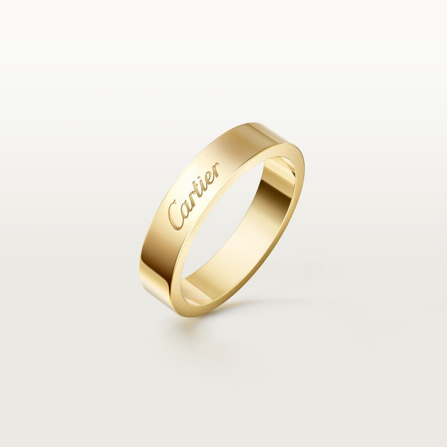 c de cartier wedding band 4 mm width