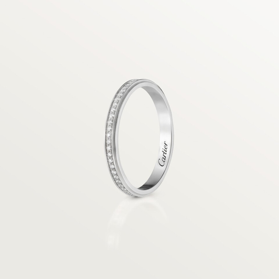 cartier damour wedding ring 2.3 mm width paved