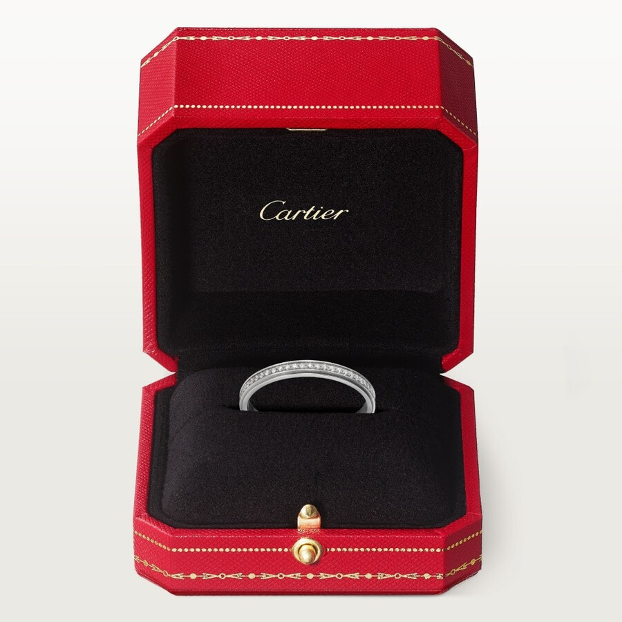 cartier damour wedding ring 2.3 mm width paved