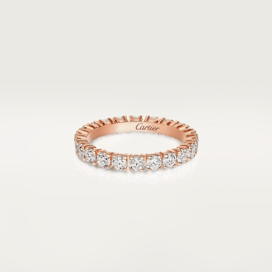 cartier destinée wedding band 3.3 mm width paved