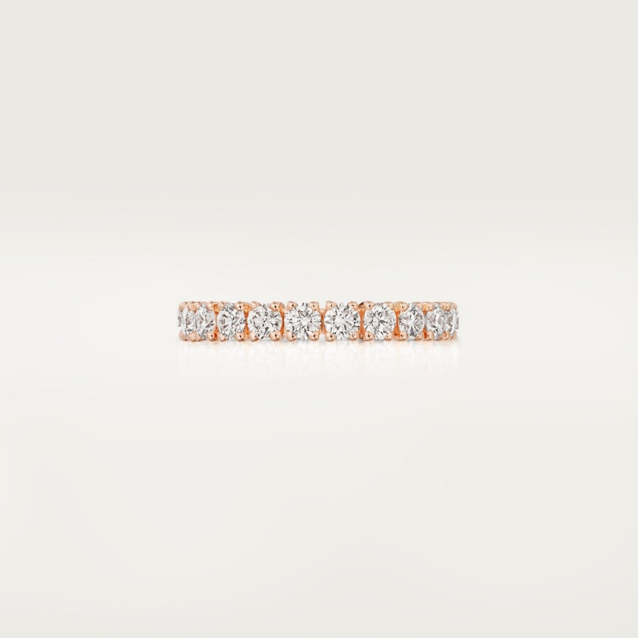 cartier destinée wedding band 3.3 mm width paved