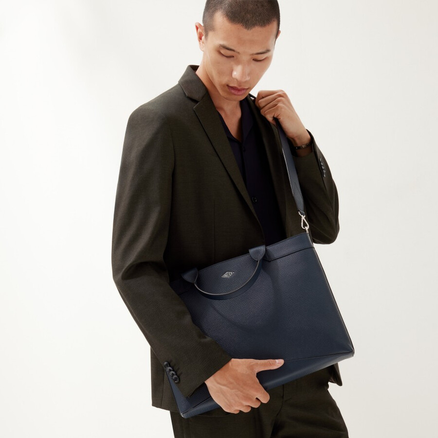 slim briefcase losange
