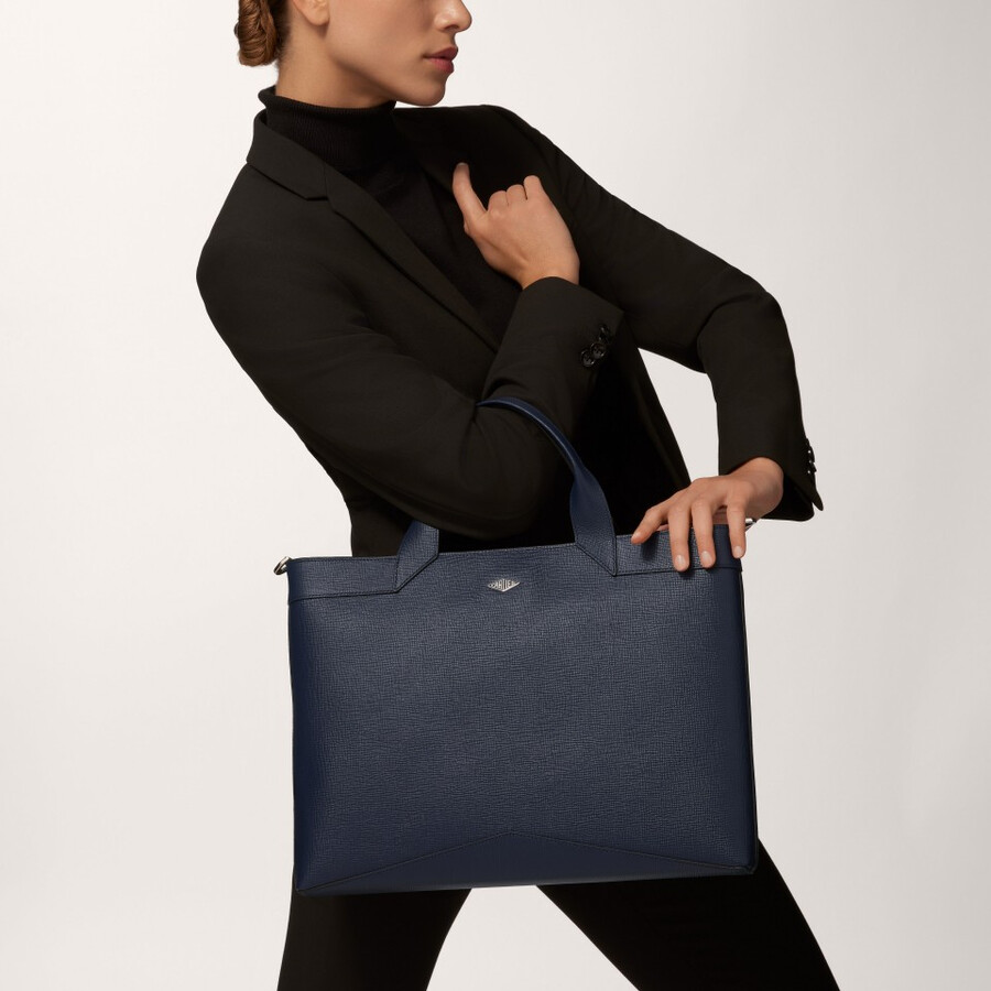 slim briefcase losange