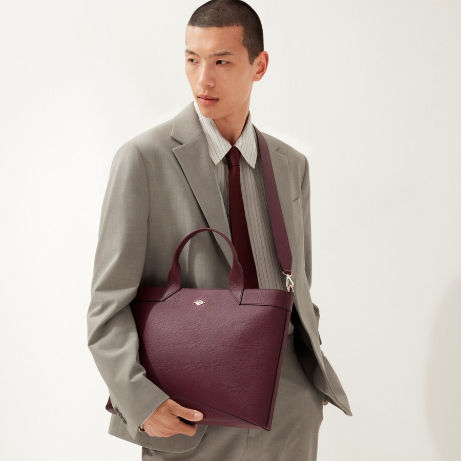 slim briefcase losange