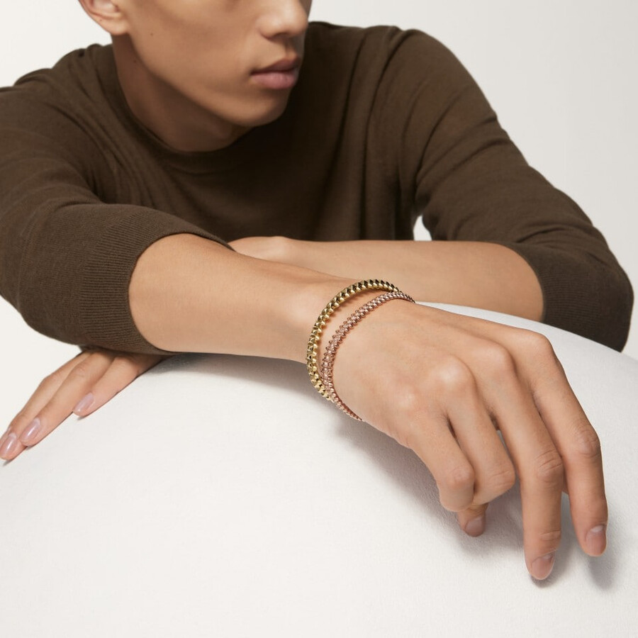 clash de cartier bracelet flexible small model paved