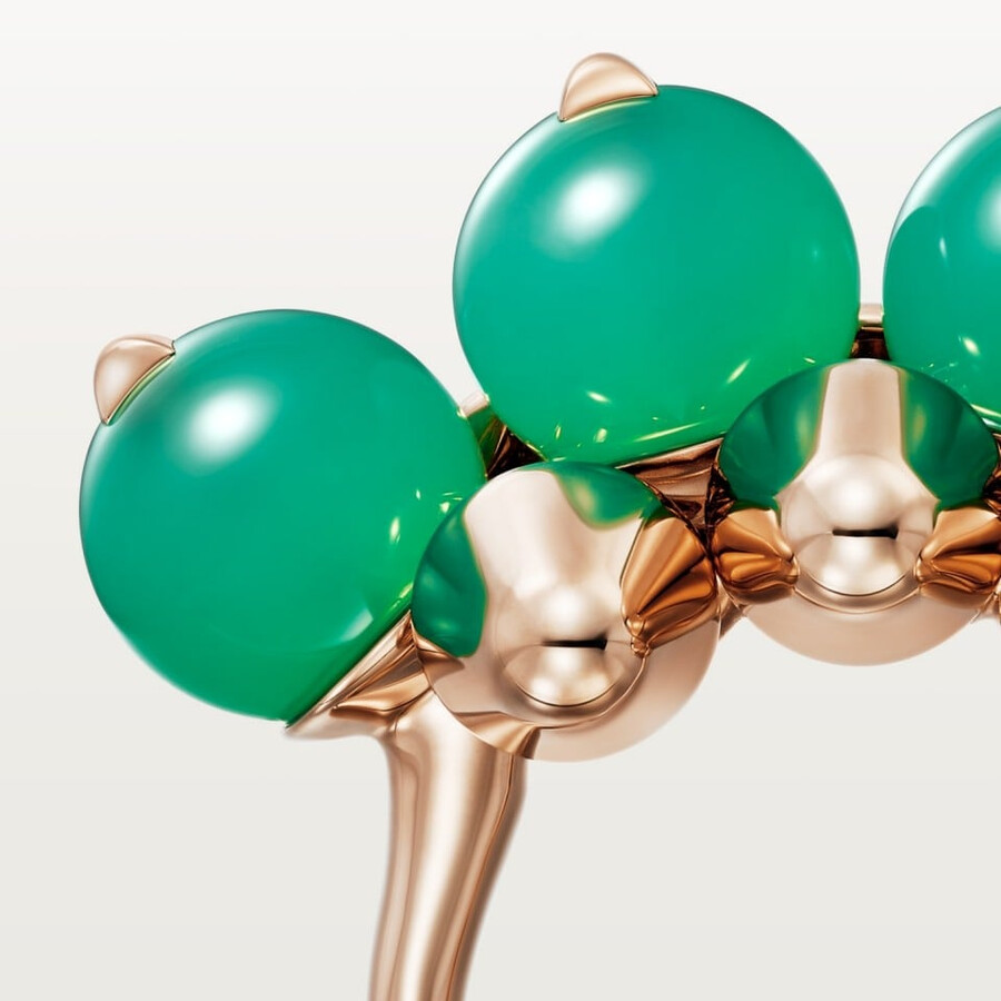 clash de cartier ring chrysoprase extra-large model