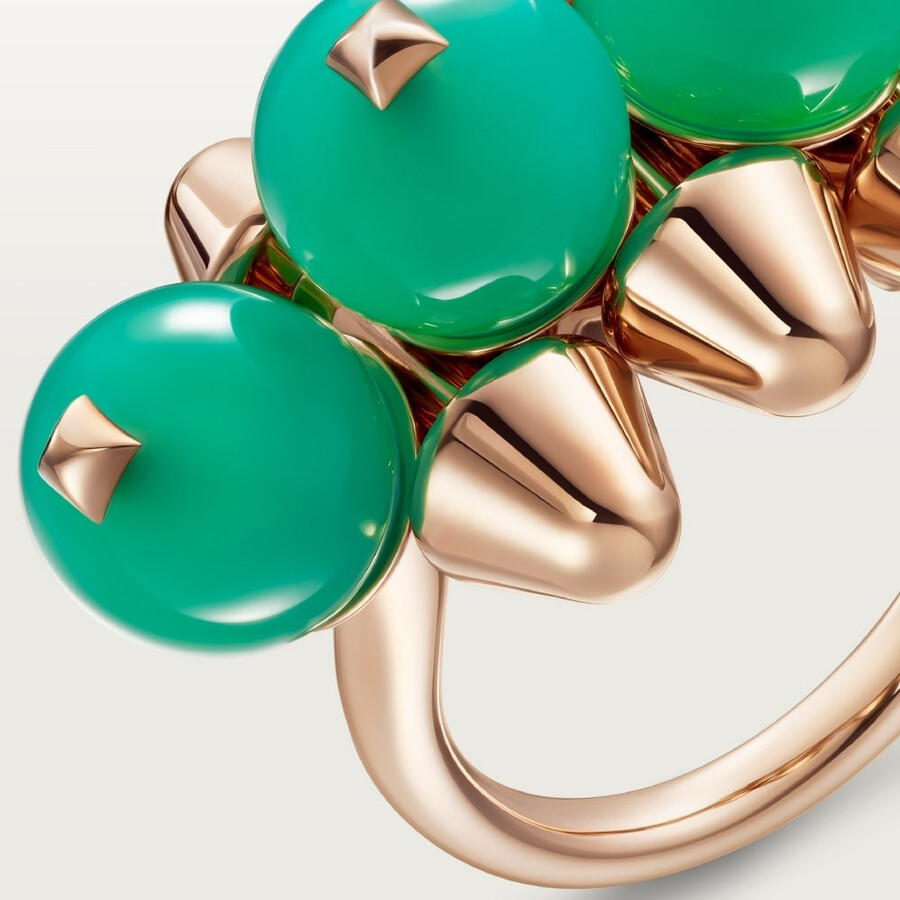 clash de cartier ring chrysoprase extra-large model