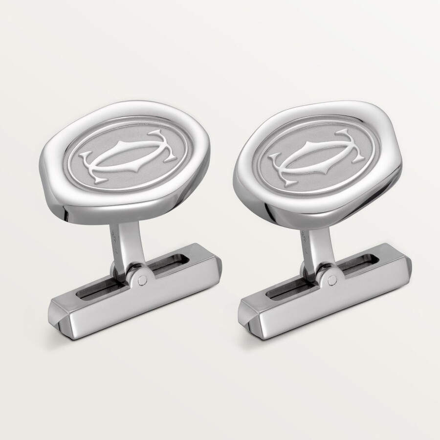 wax seal motif cufflinks