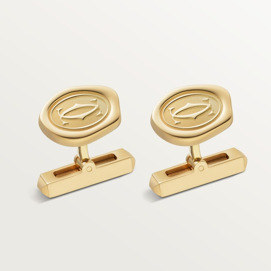 wax seal motif cufflinks