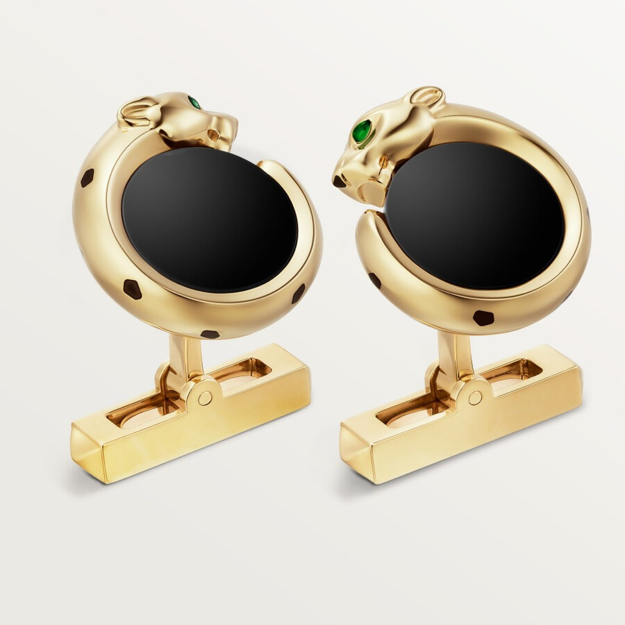 panthère de cartier cufflinks