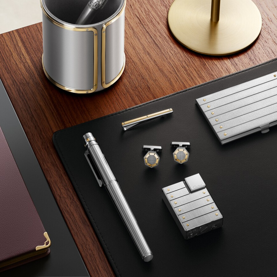 santos de cartier tie clip