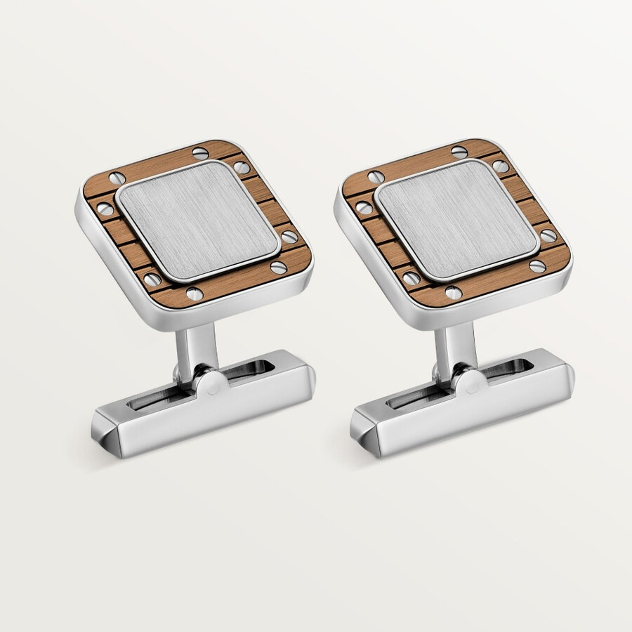 santos de cartier cufflinks