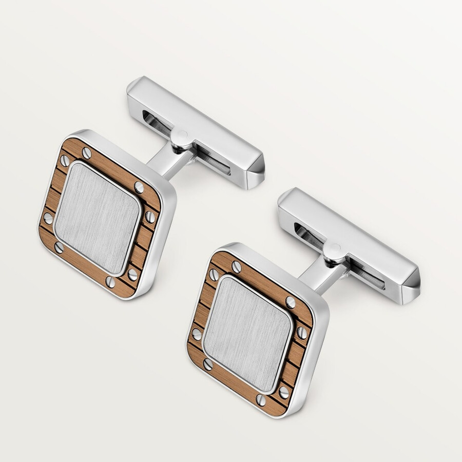 santos de cartier cufflinks