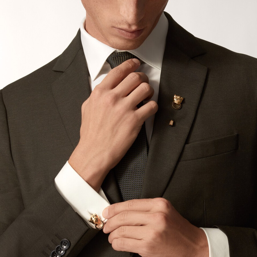 panthère de cartier cufflinks