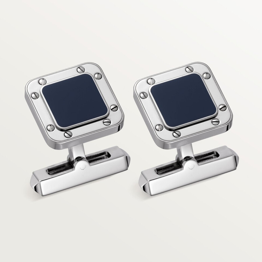 santos de cartier cufflinks pen and wallet set