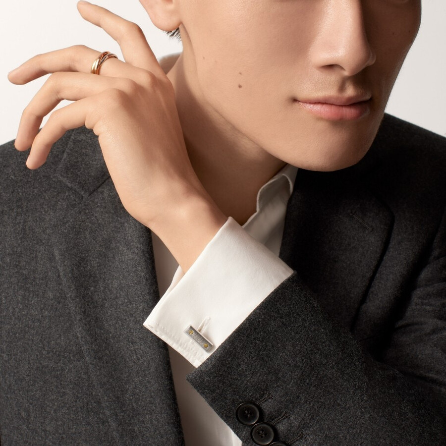 santos de cartier cufflinks