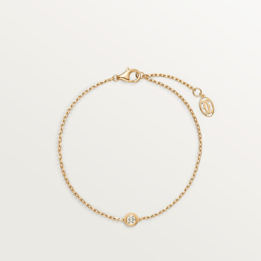 cartier damour bracelet diamond medium model