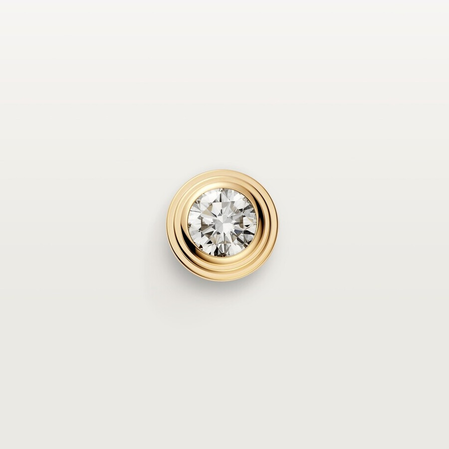 cartier damour stud earrings 2 diamonds small model