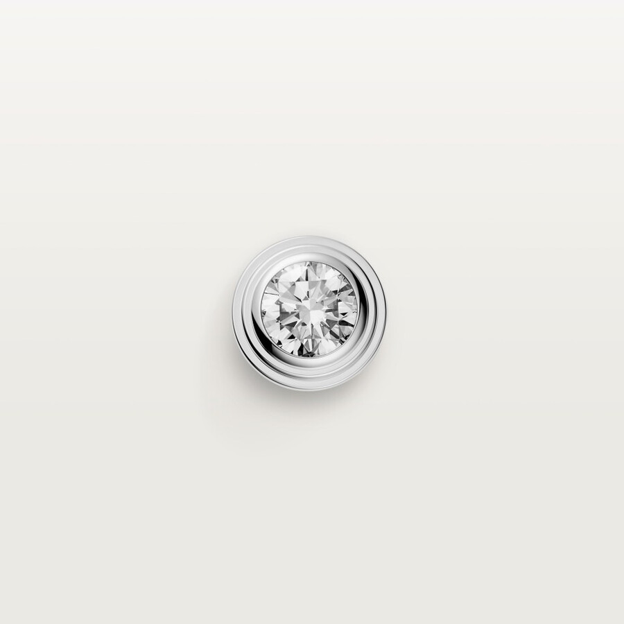 cartier damour stud earrings 2 diamonds small model