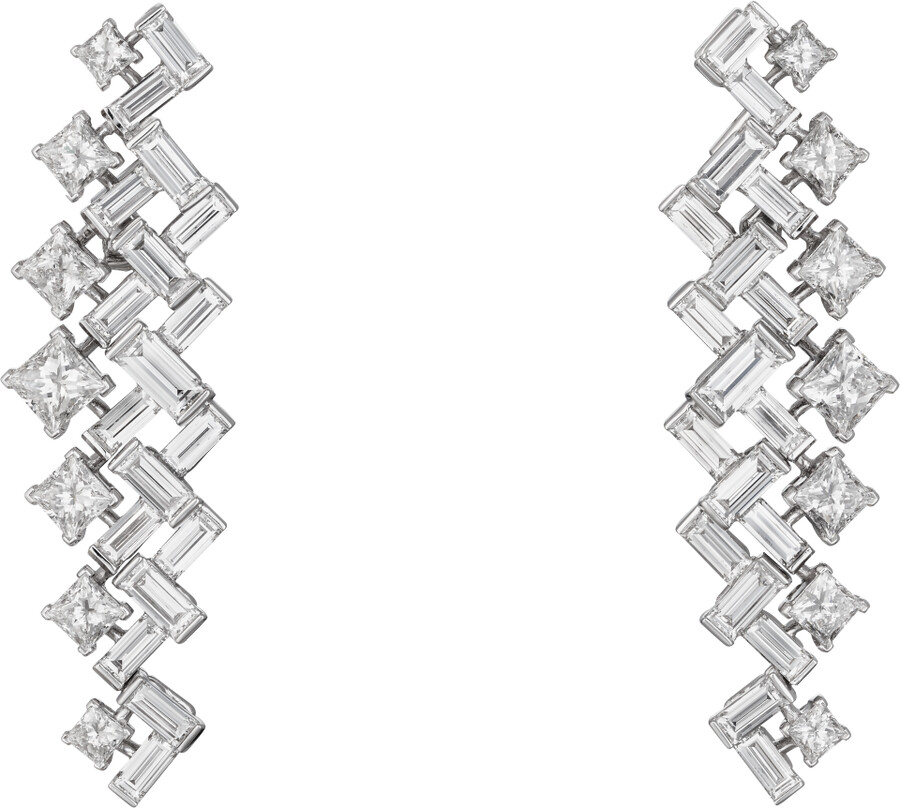 reflection de cartier earrings diamonds