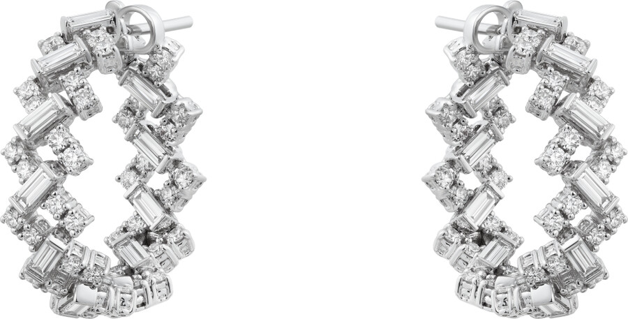 reflection de cartier earrings diamonds