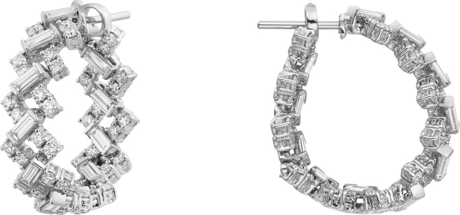 reflection de cartier earrings diamonds