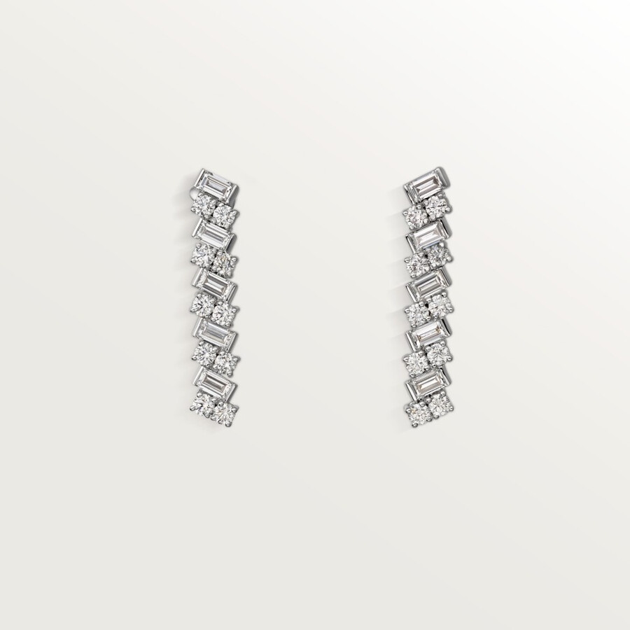 reflection de cartier earrings diamonds