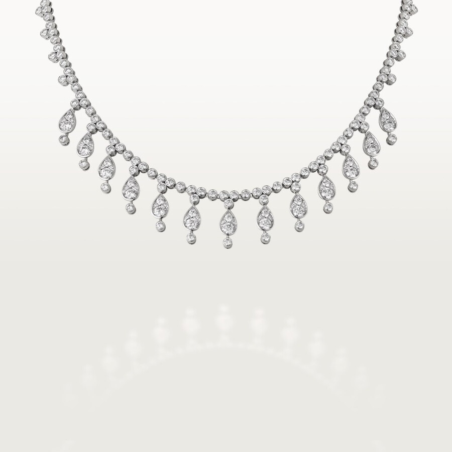 pluie de cartier necklace diamonds