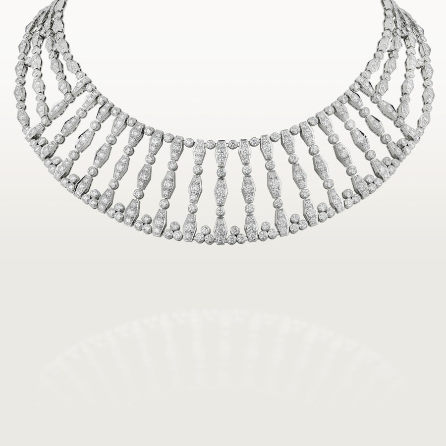pluie de cartier necklace diamonds