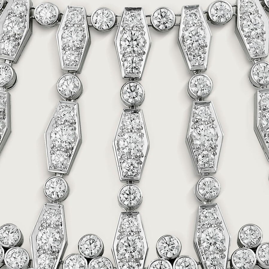 pluie de cartier necklace diamonds