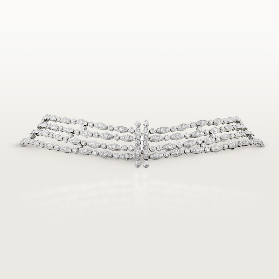 pluie de cartier necklace diamonds