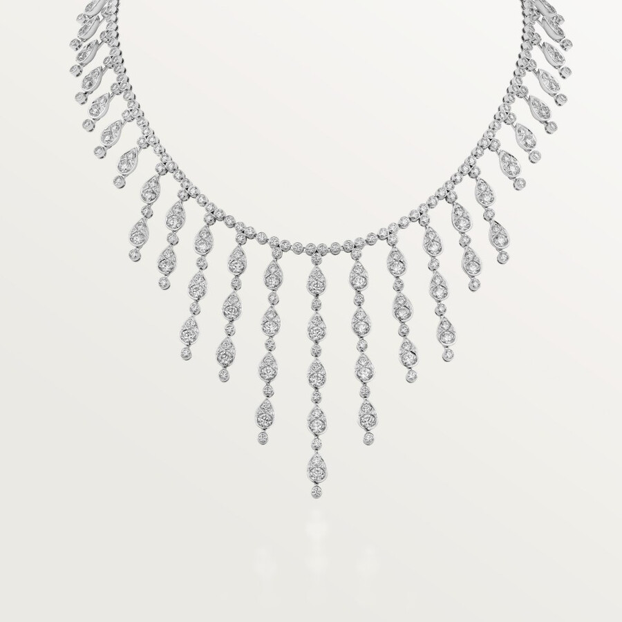 pluie de cartier necklace diamonds