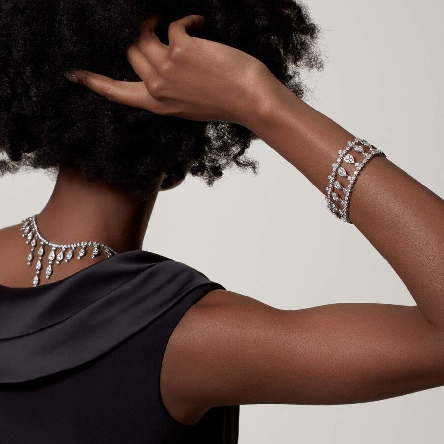 pluie de cartier necklace diamonds