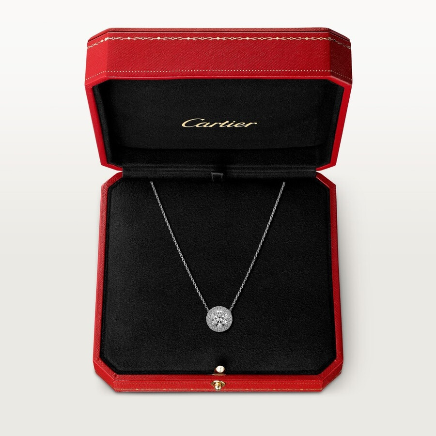 cartier destinée pendant diamond paved