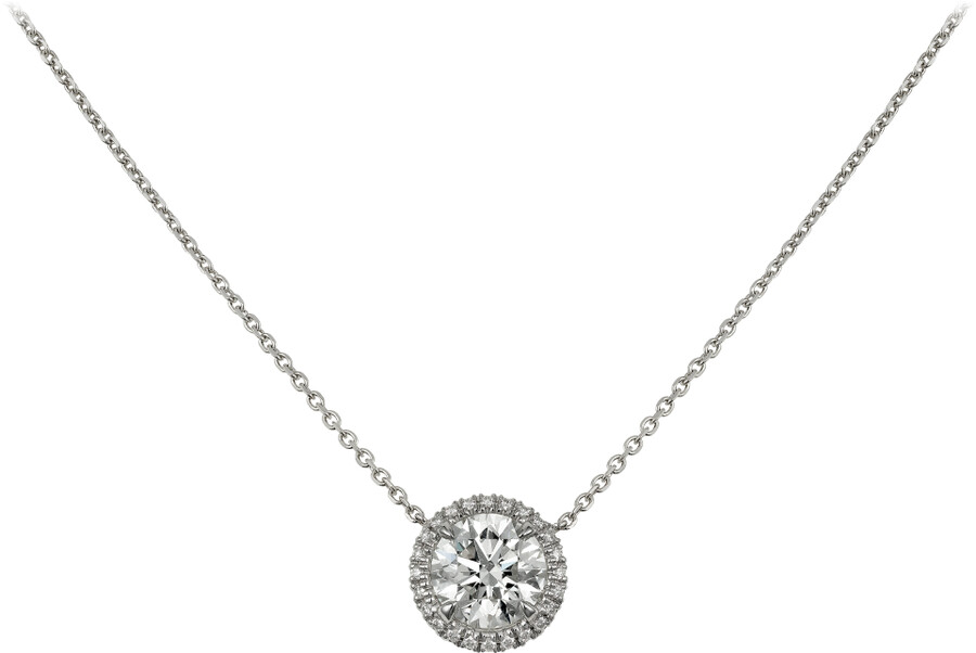 cartier destinée pendant diamond paved