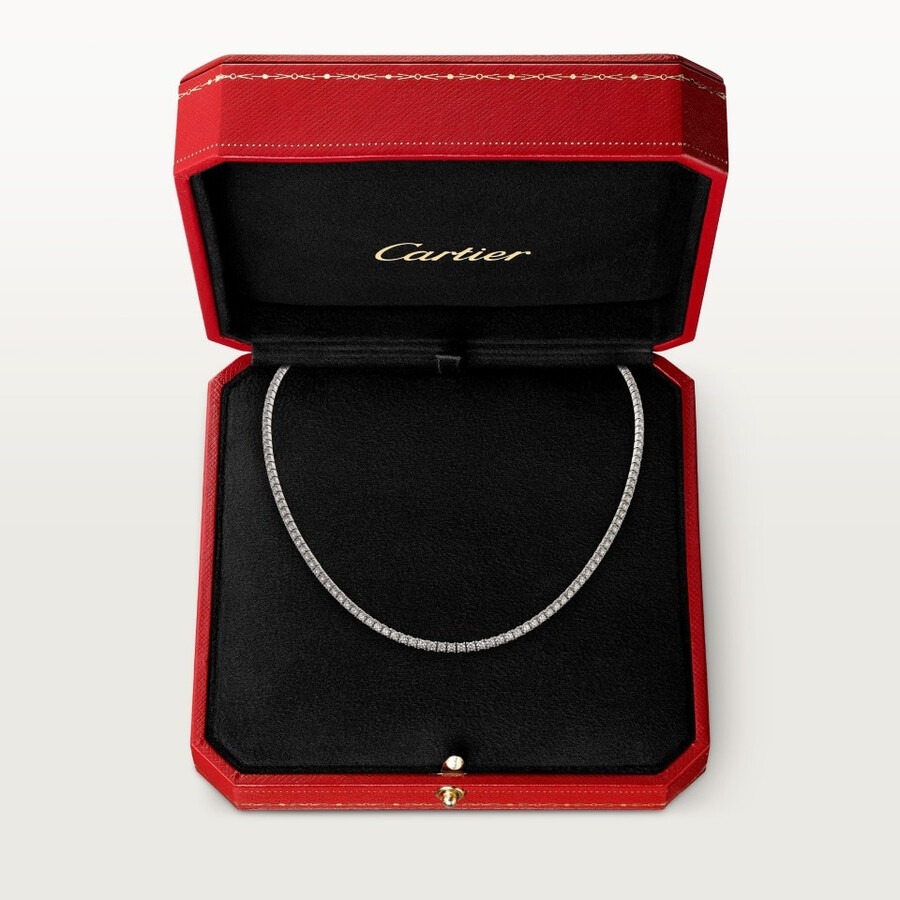 lignes essentielles necklace brilliant-cut diamonds