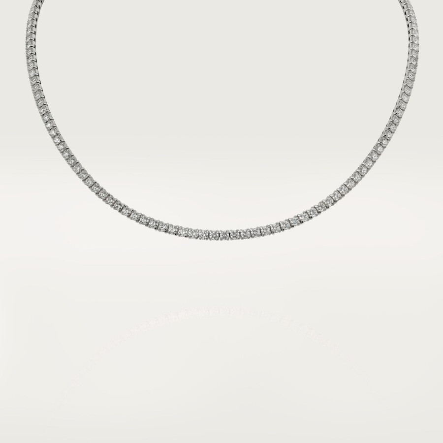 lignes essentielles necklace brilliant-cut diamonds