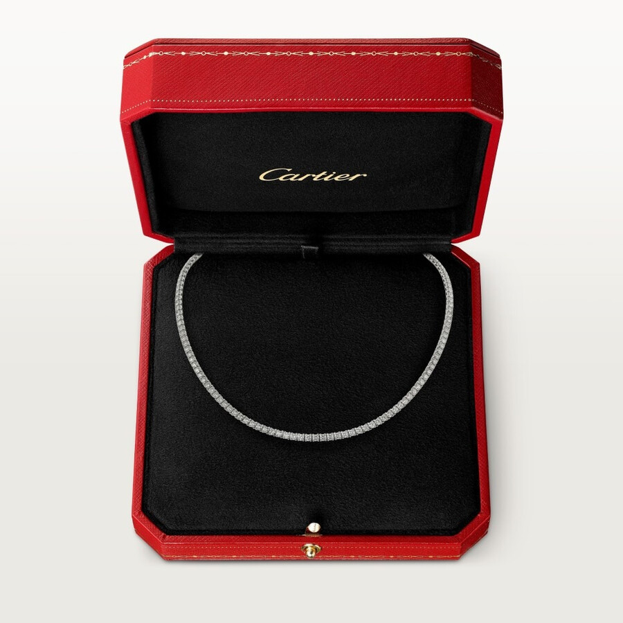 lignes essentielles necklace brilliant-cut diamonds