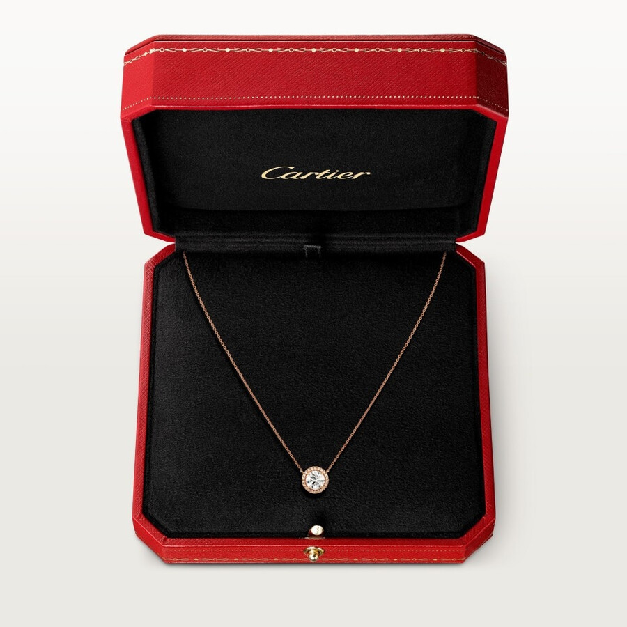 cartier destinée pendant diamond paved