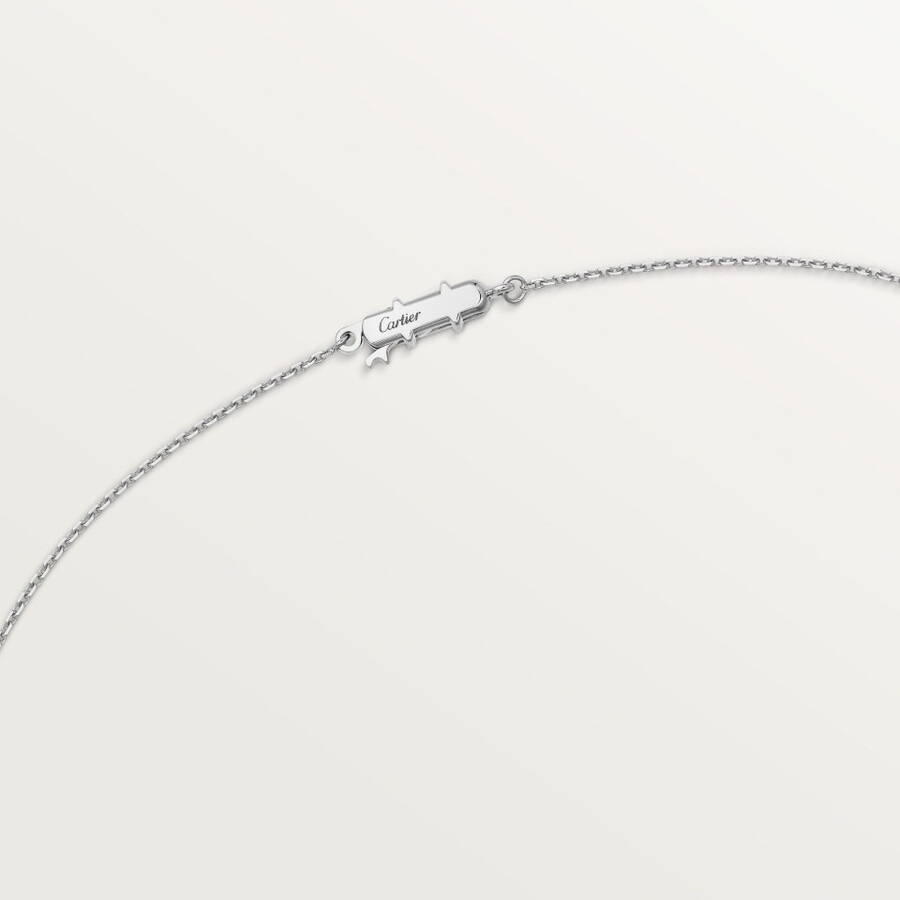 cartier destinée pendant pear-shaped diamond paved