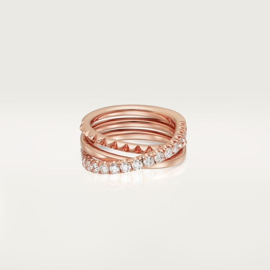 etincelle de cartier ring semi-paved