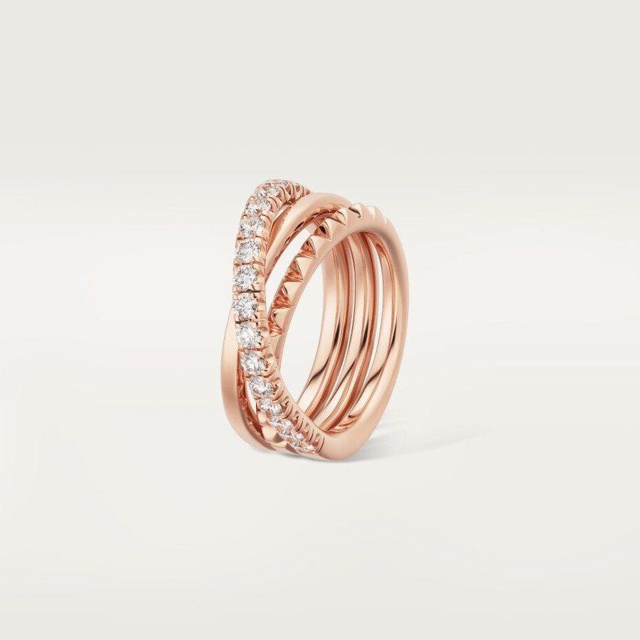 etincelle de cartier ring semi-paved